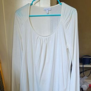 Long sleeve creme shirt